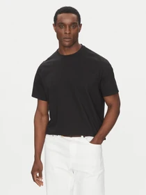 Michael Kors Piqué T-Shirt kurzarm schwarz (Herren)