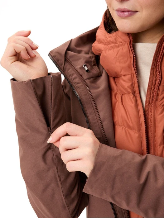 Vaude Annecy 3in1 III Funktionsmantel tobacco (Damen)