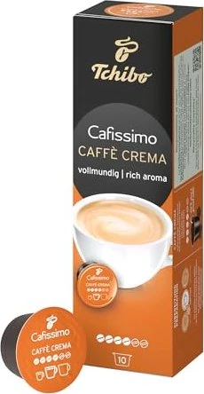 Tchibo Cafissimo Caffè Crema vollmundig Kaffeekapseln, 10 Stück