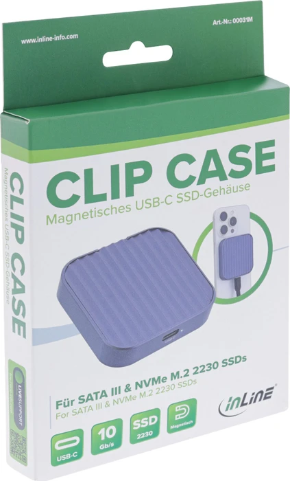 InLine Clip Case, USB-C 3.1 (00031M) – Bild 5 von 7