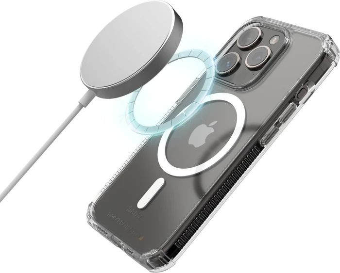 Hama Handyhülle MagCase Extreme Protect für Apple iPhone 16 Pro transparent