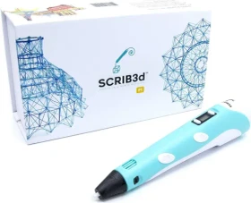 Scrib3D 3dPen Make, türkis/weiß