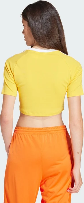 adidas 3-Streifen Baby T-Shirt kurzarm bold gold (Damen)