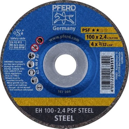 Pferd EH 100-2.4 PSF STEEL/16.0 Trennscheibe, 100x2.4x16mm, 25 Stück
