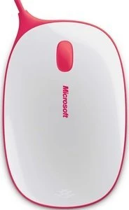 Microsoft Express Mouse rot/weiß, USB