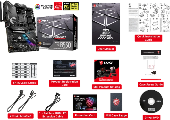 MSI MPG B550 Gaming Edge WIFI (AMD AM4)