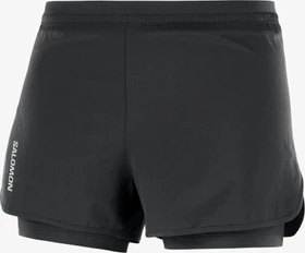Salomon Cross 2in1 Laufhose kurz deep black (Damen)