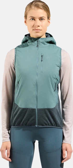 Odlo Ascent Wool Insulated Hybrid Weste (Damen)
