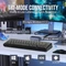 Epomaker x Aula F65, Black Gradient, LEDs RGB, hot-swap, Side-Printed, LEOBOG Reaper, USB/Bluetooth, US Vorschaubild