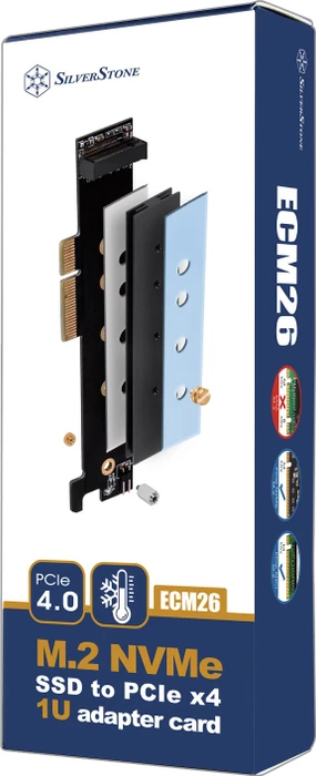 SilverStone ECM26, PCIe x4 -> M.2 PCIe