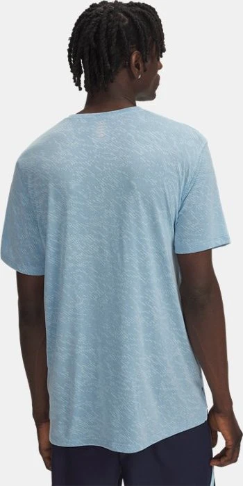 Under Armour Launch Camo Funktionsshirt kurzarm ether blue (Herren)