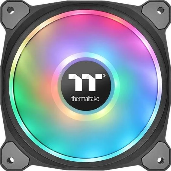 Thermaltake Riing Duo 12 LED RGB Radiator TT Premium Edition, LED-Steuerung, 120mm, 3er-Pack