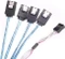 SilverStone Kabel Mini SAS HD x4, SFF 8643 Stecker Host auf 4x SATA 7-Pin Stecker Target, 0.5m Vorschaubild