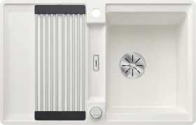 Blanco Adira 45 S-F InFino Becken reversibel mit Ablauffernbedienung weiß