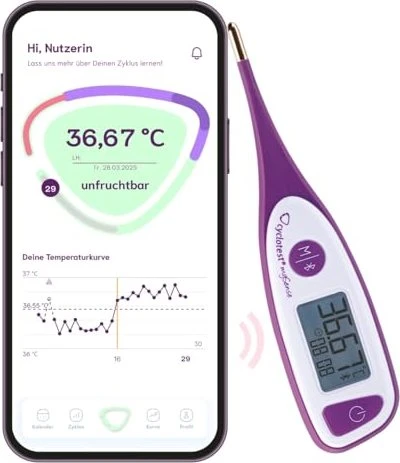 Cyclotest Mysense Basal Zyklus-Thermometer
