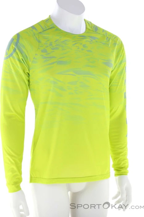 Endura Marble LTD Trikot langarm lime green (Herren)