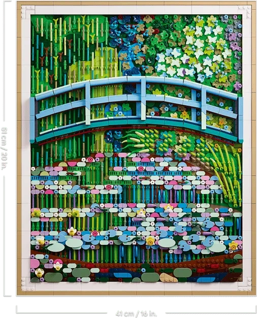 LEGO Art - Claude Monet - Brücke über einen Seerosenteich