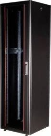 Roline / Secomp Basic 19" Netzwerkschrank 42HE, montiert, Glastür, IP20, RAL 9005, 600mm tief