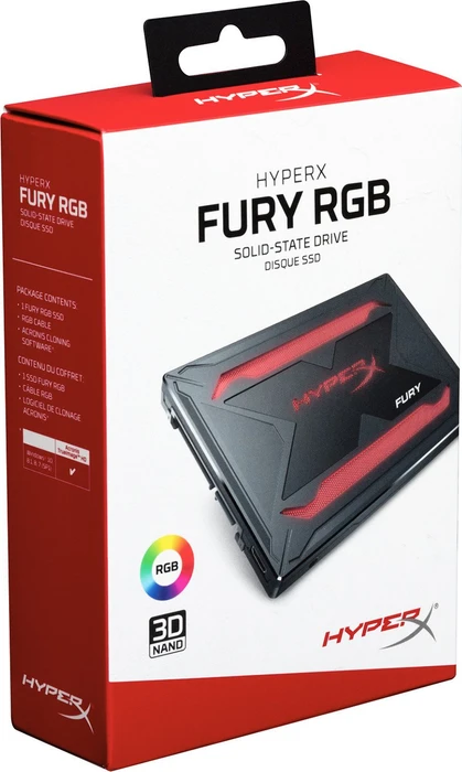 Kingston FURY RGB SSD 960GB, 2.5" / SATA 6Gb/s