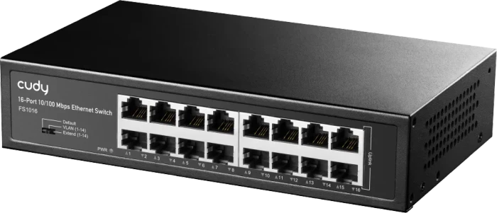 Cudy FS10 Rackmount Switch, 16x RJ-45