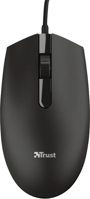 Trust Basi Wired Mouse schwarz, USB