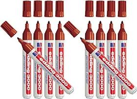 edding 3000 Permanentmarker braun, 10er-Pack