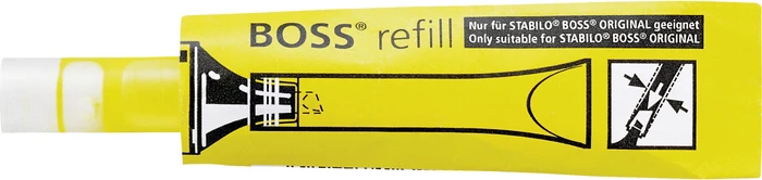 STABILO Boss Original refill Nachfüllpatrone 3ml, gelb, 20er-Pack