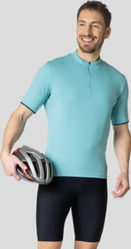 Odlo The Essential Half Zip Trikot kurzarm porcelain (Herren)