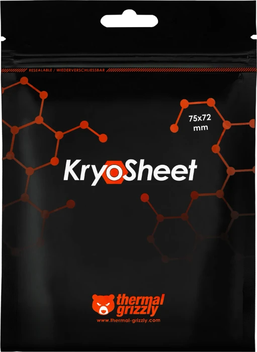Thermal Grizzly KryoSheet, Wärmeleitpad, 75x72x0.2mm