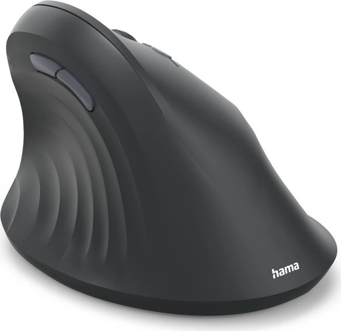 Hama EWM-600R Ergonomic Vertical Mouse, schwarz, USB/Bluetooth