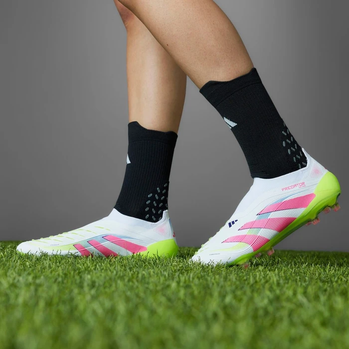 adidas Predator Elite Laceless FG cloud white/lucid pink/lucid lemon