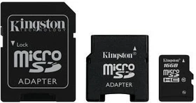 Kingston 16GB, Class 10