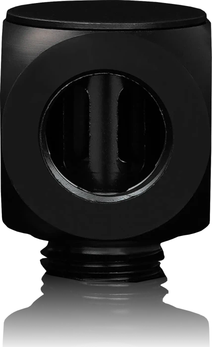 Thermal Grizzly DeltaMate Rotary 90°-Verbinder G1/4", schwarz, 6er Pack