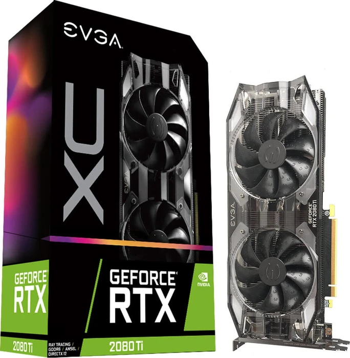EVGA GeForce RTX 2080 Ti XC Gaming, 11GB GDDR6, HDMI, USB-C, 3x DP