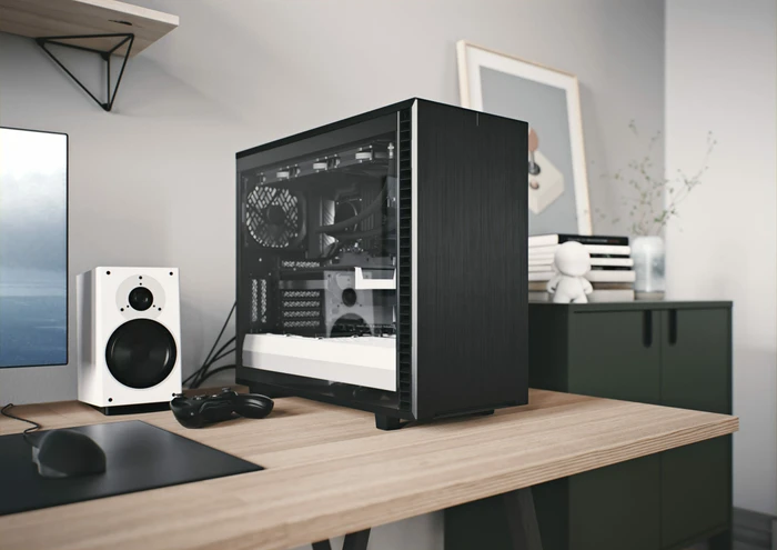 Fractal Design Define 7 Black/White Solid, schallgedämmt