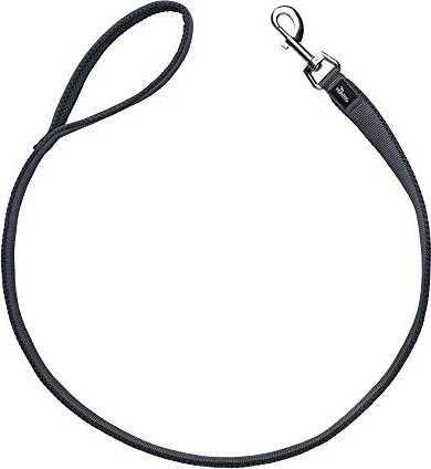 Hunter Divo & Maldon Hundeführleine aus Nylon, mit weichem Mesh-Material unterpolstert, 2.0x100cm, grau
