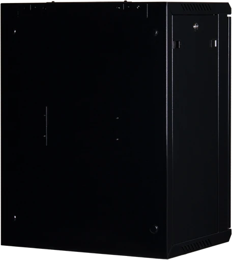 Rockstable 19" Wandschrank 15HE, Stahltür, IP2X, schwarz, 440mm tief