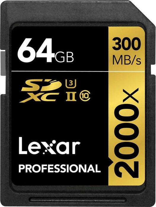 Lexar Professional 2000x R300/W260 64GB Kit, UHS-II U3, Class 10
