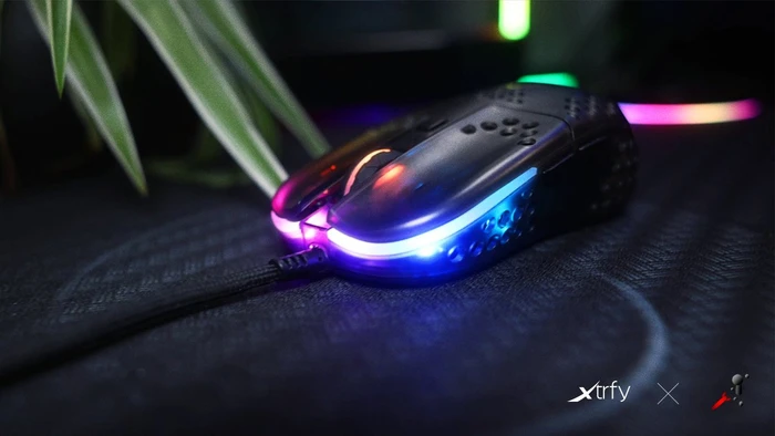 Xtrfy MZ1 "Zy's Rail" schwarz, USB