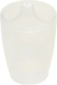 Dr. Junghans Medical Einnehmebecher ohne Griff mit Deckel 12mm milchig, 250ml