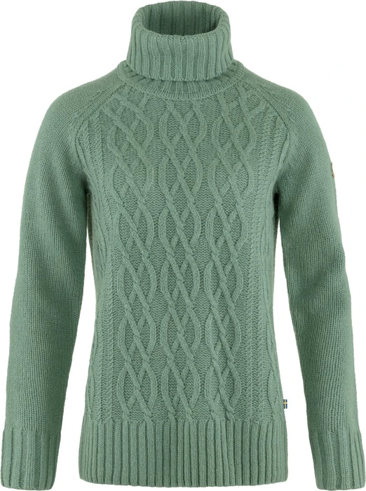 Fjällräven Övik Cable Roller Neck Strickpullover (Damen)
