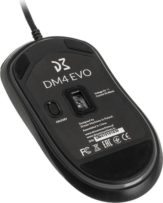 Dream Machines DM4 Evo, schwarz matt, USB