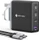 Novoo 140W 4-Port USB-C Ladegerät GaN III schwarz/grau (NCAU140D-124M)