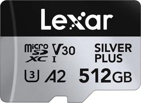 Lexar Professional SILVER PLUS R205/W150 512GB Kit, UHS-I U3, A2, Class 10