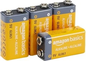 AmazonBasics 9V-Block, 4er-Pack