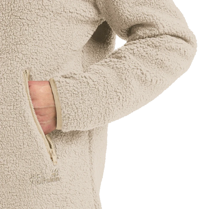 Jack Wolfskin High Curl Coat Funktionsmantel oyster (Junior)