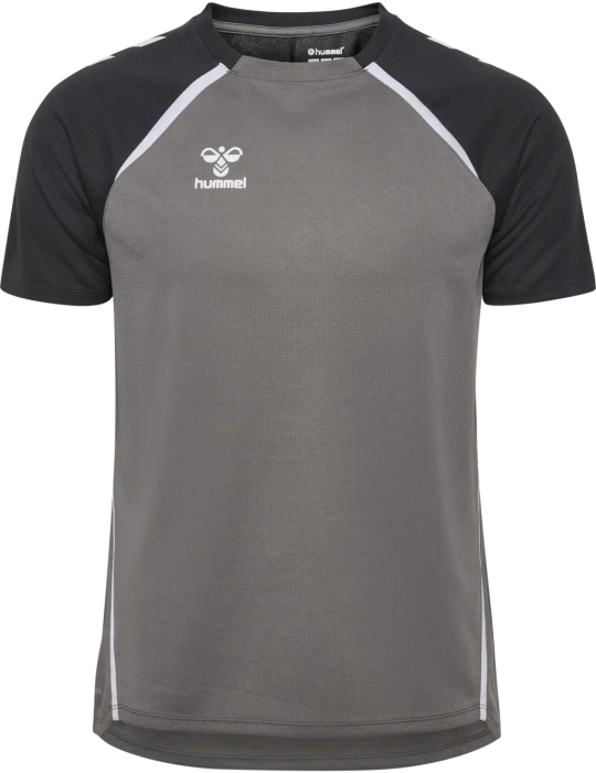 hummel Lead 2.0 Funktionsshirt kurzarm steel grey/asphalt (Herren)