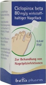 betapharm Ciclopirox beta 80mg/g wirkstoffhaltiger Nagellack, 6.6ml