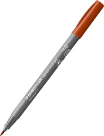 Staedtler pigment brush pen 371 sienna gebrannt, 10er-Pack