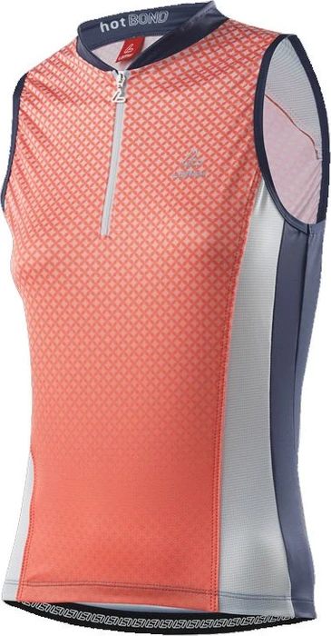 Löffler Bike Hotbond Half-Zip Trikot ärmellos lotus/night blue (Damen)